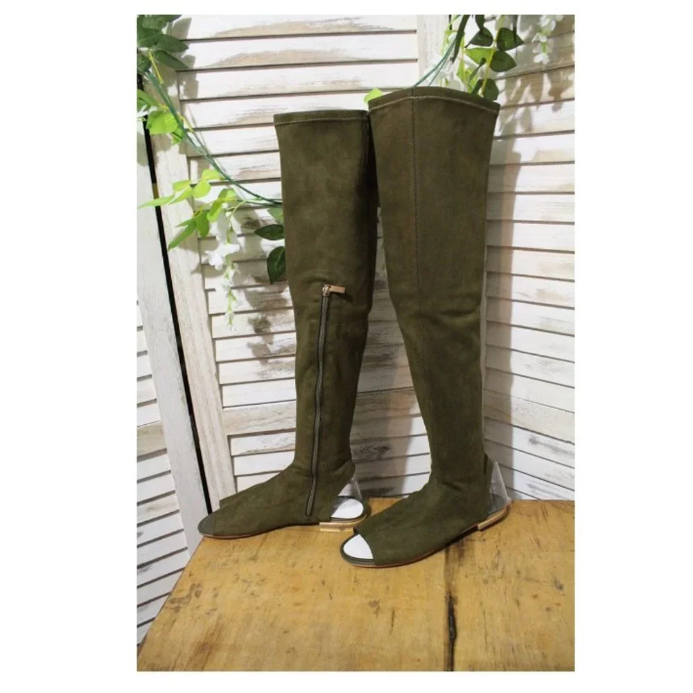 Women’s Bamboo Knee Flat Boots (62)